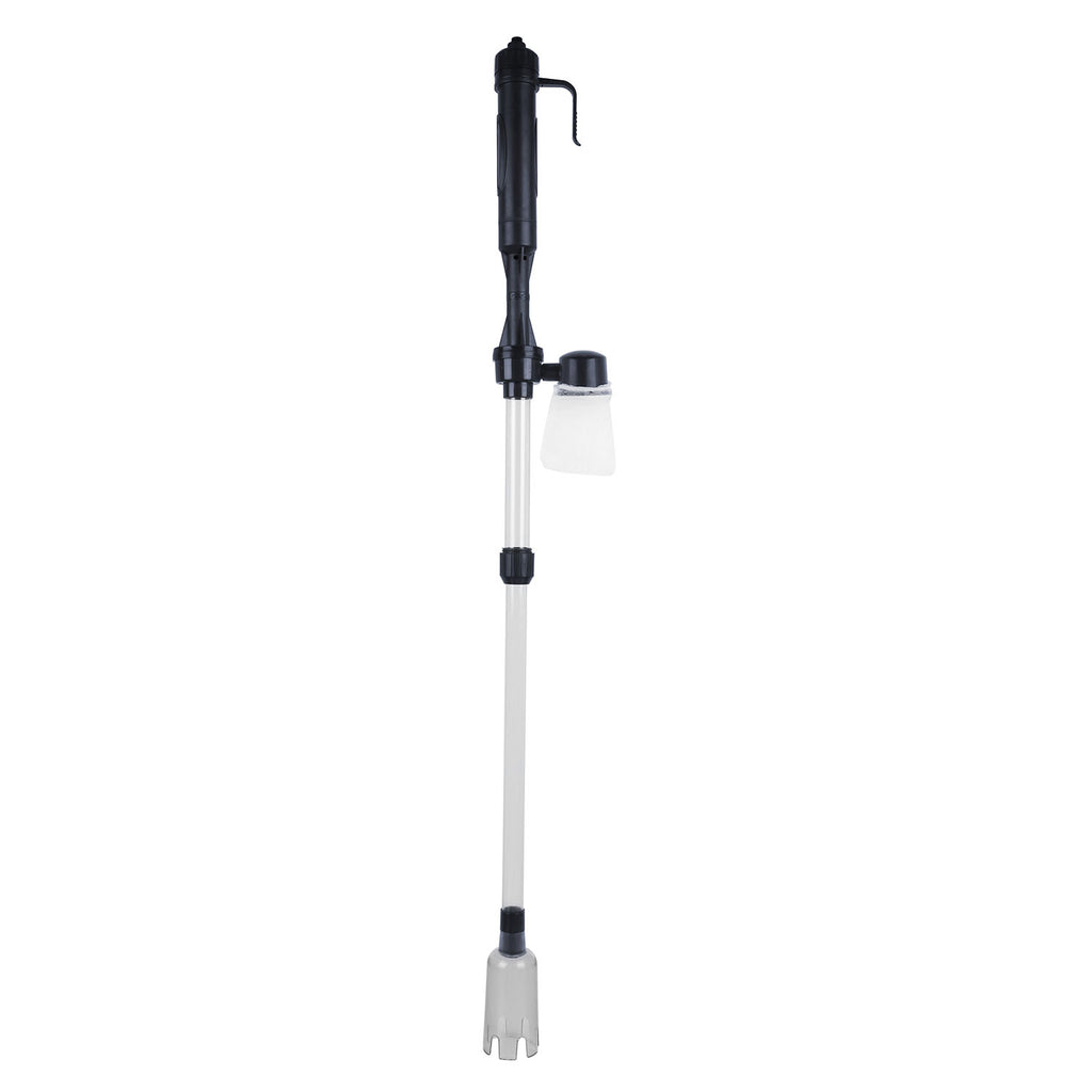 Infinity Essentials Battery-Powered Gravel Vacuum – Quick Clean Aquarium Siphon