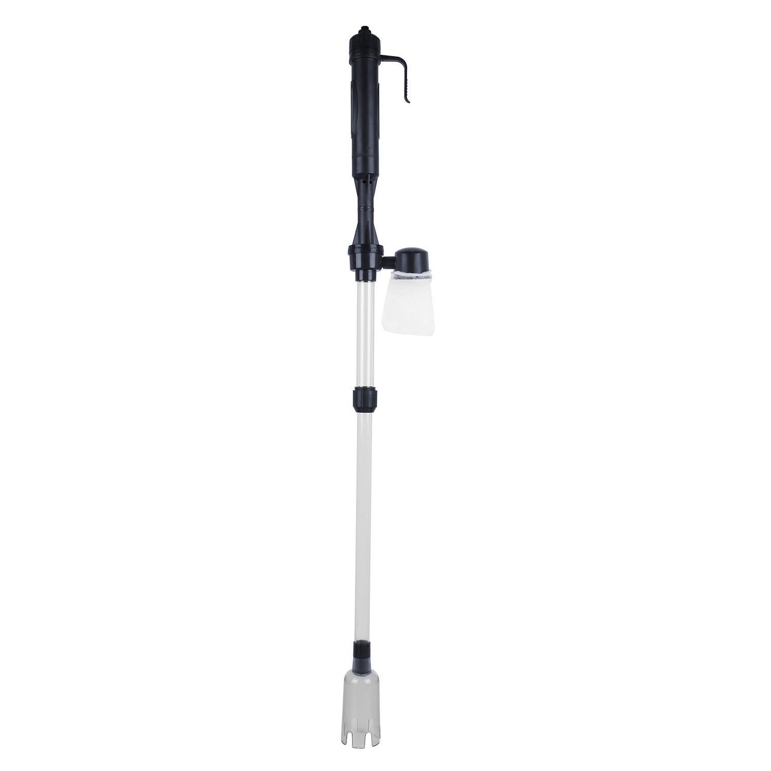 Infinity Essentials Battery-Powered Gravel Vacuum – Quick Clean Aquarium Siphon