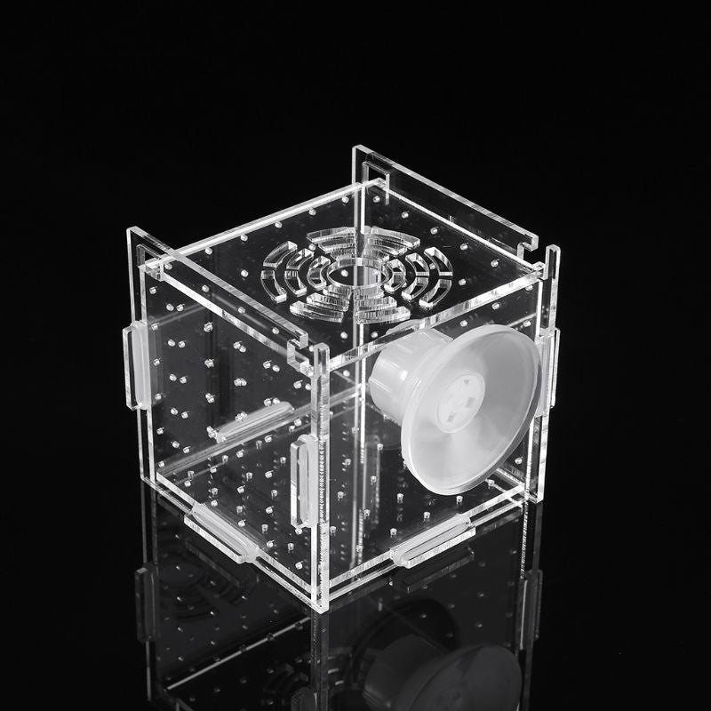 Aquarium Fish Breeding Isolation Box – Fry Hatchery, Baby Fish Incubator & Tank Divider for Guppies, Betta, Shrimp & Reef Fish