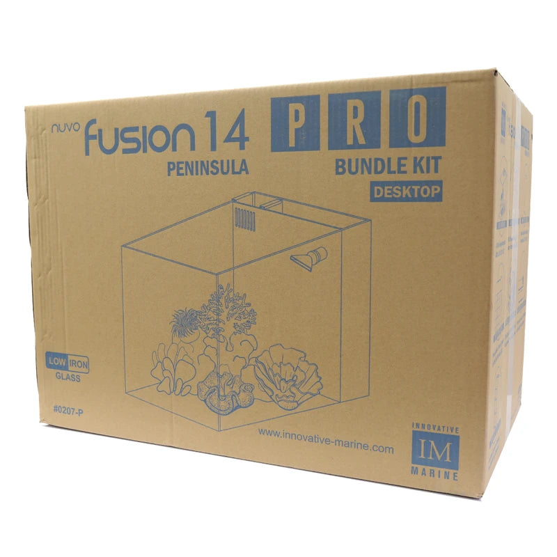 Innovative Marine NUVO Fusion Pro 2 14 Gallon AIO Peninsula Aquarium