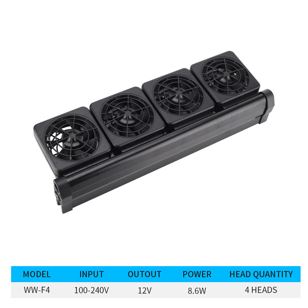 Infinity Aquarium Cooling Fan – Adjustable Clip On Multi Head Cooling System