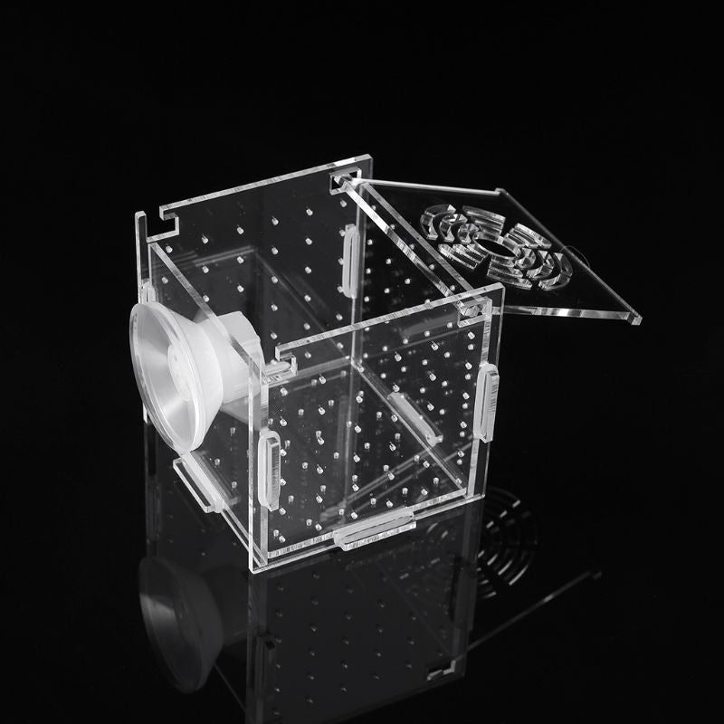 Aquarium Fish Breeding Isolation Box – Fry Hatchery, Baby Fish Incubator & Tank Divider for Guppies, Betta, Shrimp & Reef Fish