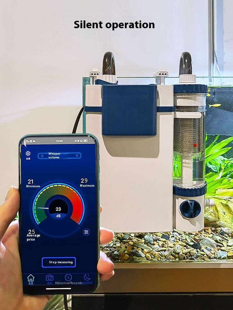 Smart Hang On Back Aquarium Filter Multi Stage Filtration For Freshwater and Turtle Tanks