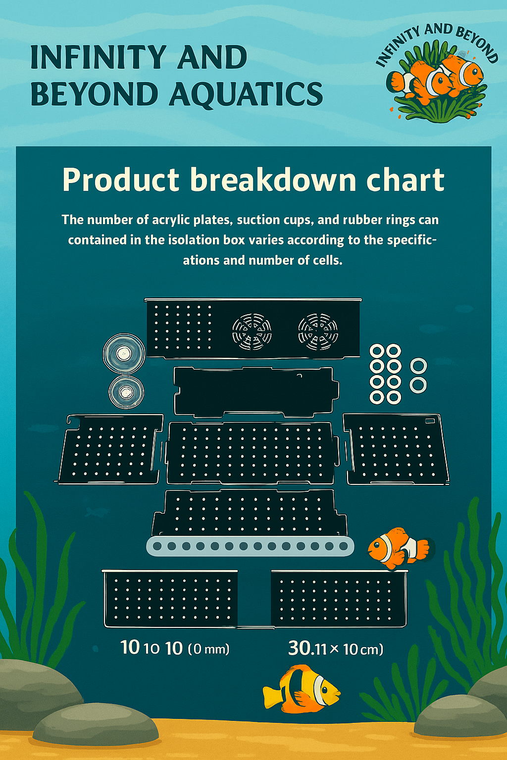 Infinity and Beyond Aquatics Acclimation & Isolation Boxes