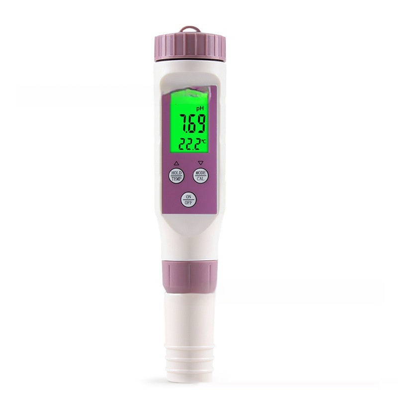 Bluetooth Version 7-in-1 Digital Water Quality Tester Salinity, pH, TDS, EC, Temperature & More For Aquarium or Reef Tanks