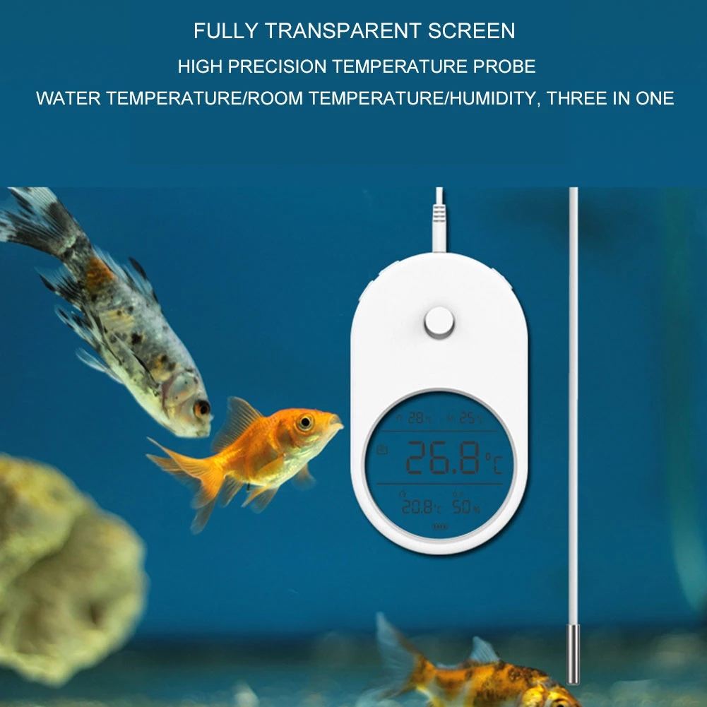 Aquarium Temperature Alert Monitor – Digital Thermometer for Fish, Reef & Turtle Tanks