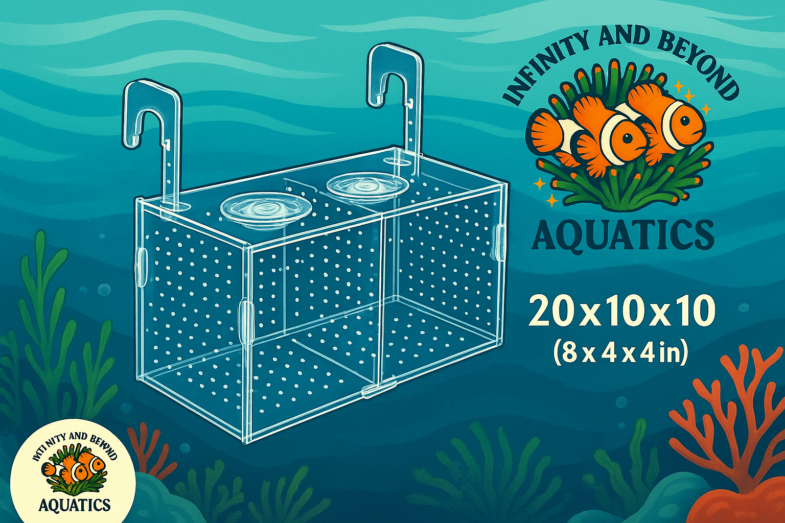 Infinity and Beyond Aquatics Acclimation & Isolation Boxes
