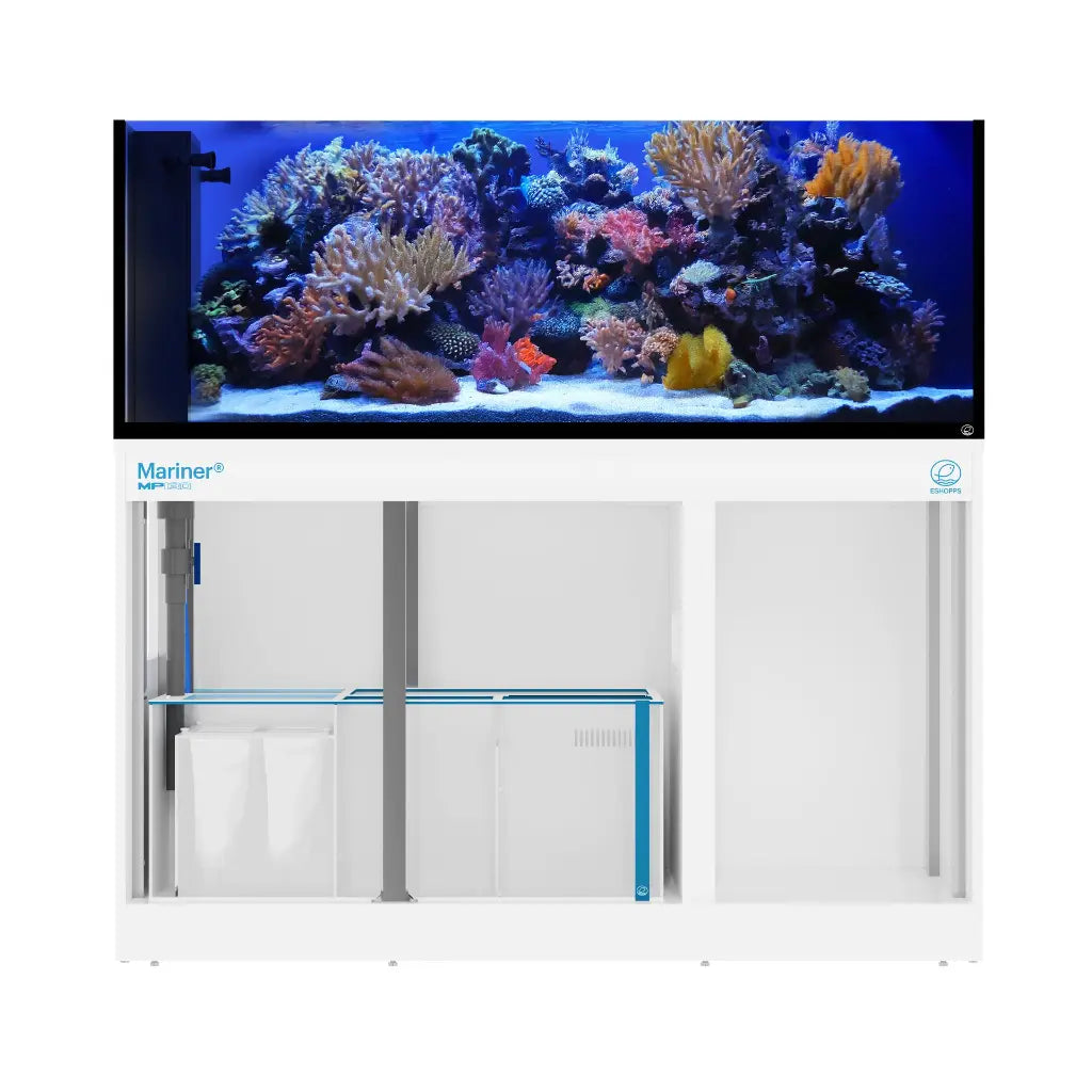 Eshopps Mariner MP130 Peninsula Rimless 130-Gallon Reef-Ready Aquarium with Stand