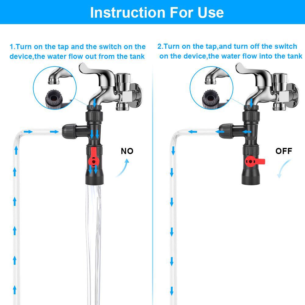 Aquarium Gravel Vacuum Syphon Water Changer Tool