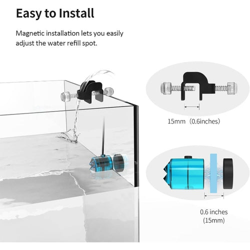 Aquarium Auto Top Off System (ATO) – Dual Optical Sensor Water Level Controller with Overflow Protection for Reef & Freshwater Tanks