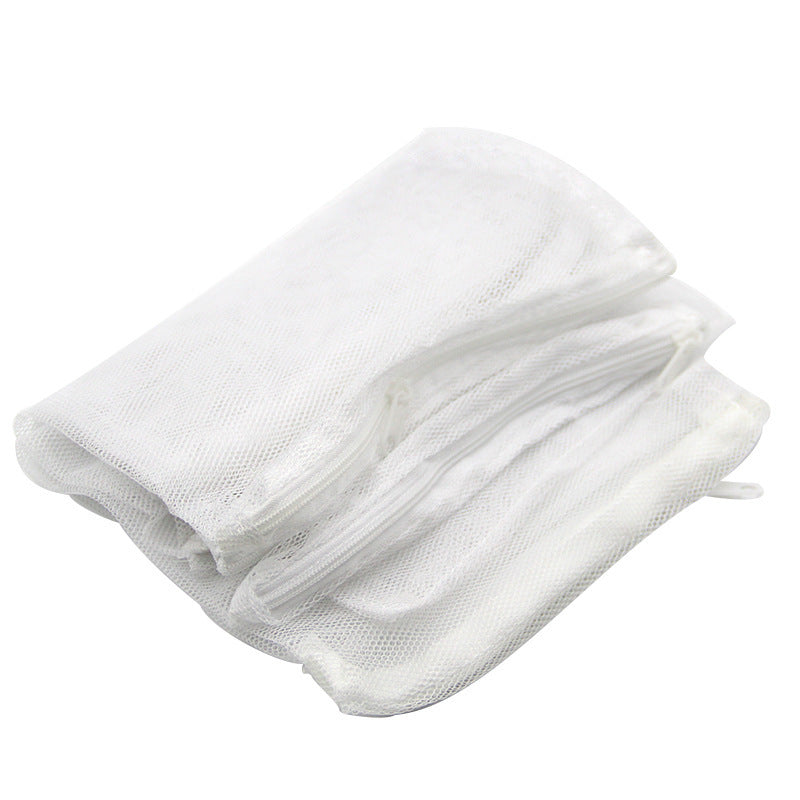 Resuasble  Aquarium Filer Media Bags- Polyester Mesh with Zipper (For Carbon, Bio Media, Resins & More)