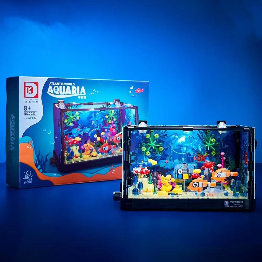 Building Blocks Underwater World Marine Tank Decoration