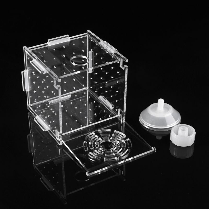 Aquarium Fish Breeding Isolation Box – Fry Hatchery, Baby Fish Incubator & Tank Divider for Guppies, Betta, Shrimp & Reef Fish