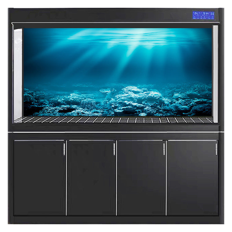 3d Realistic Underwater Aquarium Background Thickened PVC Ocean & Coral Reef Scenery (Multiple Sizes & Styles)