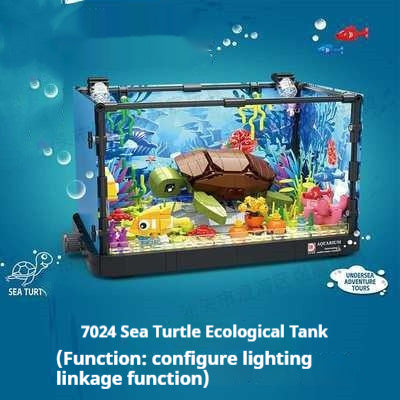 Building Blocks Underwater World Marine Tank Decoration