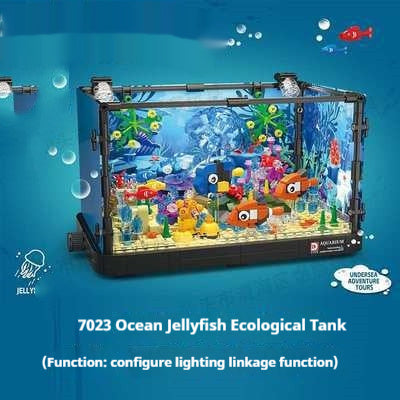 Building Blocks Underwater World Marine Tank Decoration