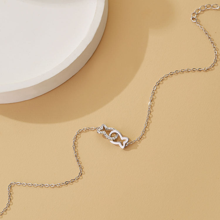 Personality Kiss Fish Anklet for Women – Ocean-Inspired Charm Bracelet