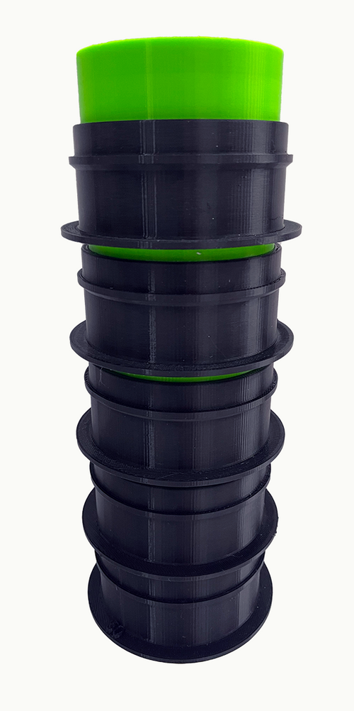 3" Copepod stackable sieve set