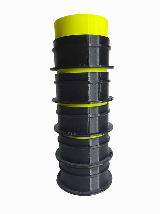 3" Copepod stackable sieve set