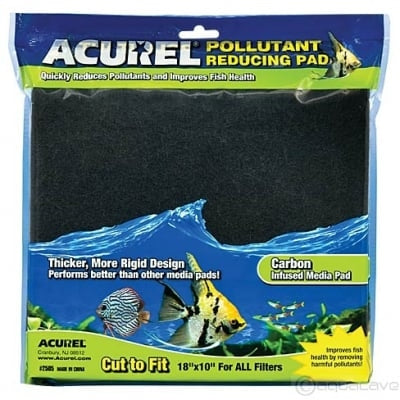 Acurel Pollutant Reducing Carbon Infused Media Pad — 10" × 18"