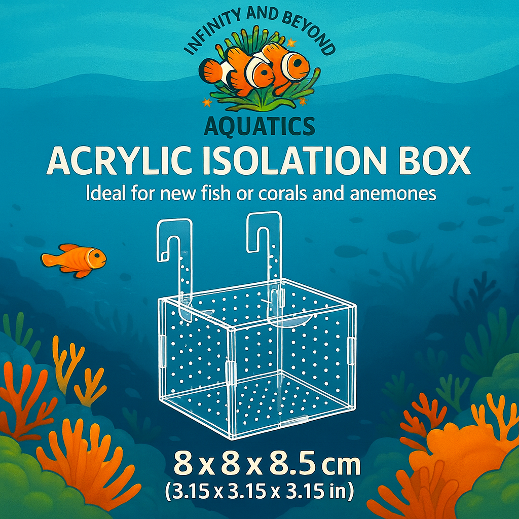 Aquarium Fish Breeding Isolation Box – Fry Hatchery, Baby Fish Incubator & Tank Divider for Guppies, Betta, Shrimp & Reef Fish