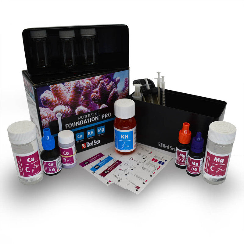 Red Sea Reef Foundation Pro Multi Test Kit – Calcium, Alkalinity & Magnesium