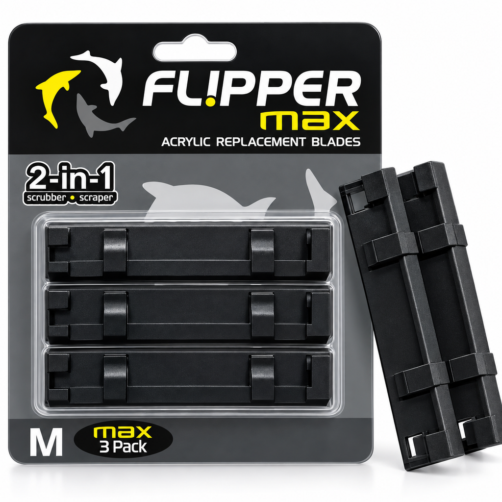 Flipper Max ABS Replacement Blades 3 Pack - Acrylic Tanks