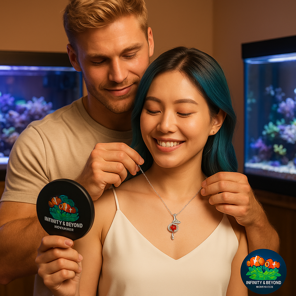 Fishtail Loving Heart Zircon Pendant Necklace – Fashionable and Simple