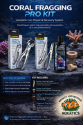 Coral Fragging Kit Tools Plugs Complete Cut and Mount System