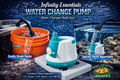Infinity Essentials Water Change Utility Pump – Easy Drain & Fill Aquarium Pump