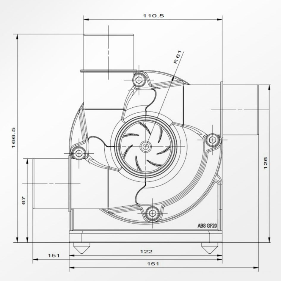 ABYZZ A200 IPU Controllable DC Return Pump – 3,800 GPH