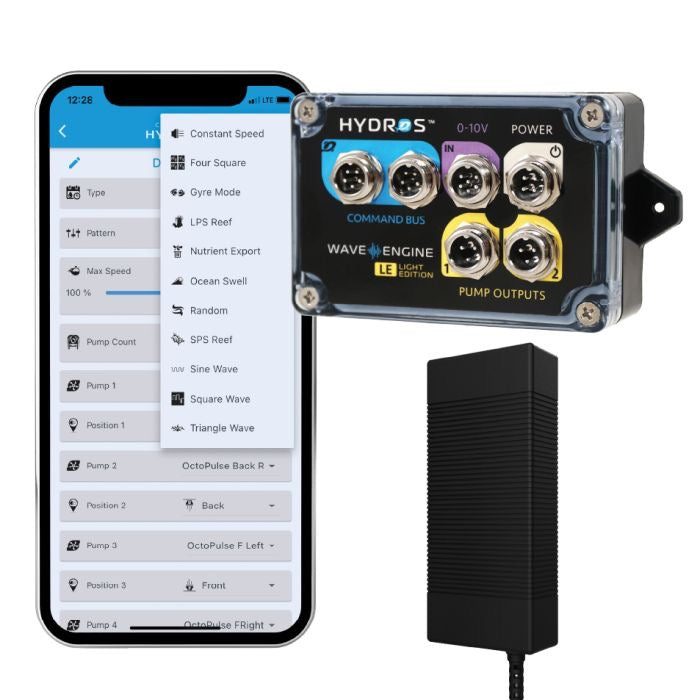 IceCap 4K Gyre Flow Pump with WaveEngine LE Controller