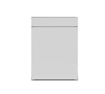 JBJ Rimless Flat Panel 45 Gallon All-in-One Aquarium with White Stand