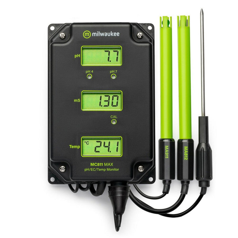 Milwaukee MC811US MAX pH/EC/Temperature Continuous Monitor
