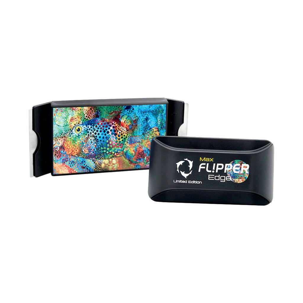 Flipper Edge Limited Edition Puffer 2 in 1 Floating Magnetic Aquarium Algae Cleaner (MAX)