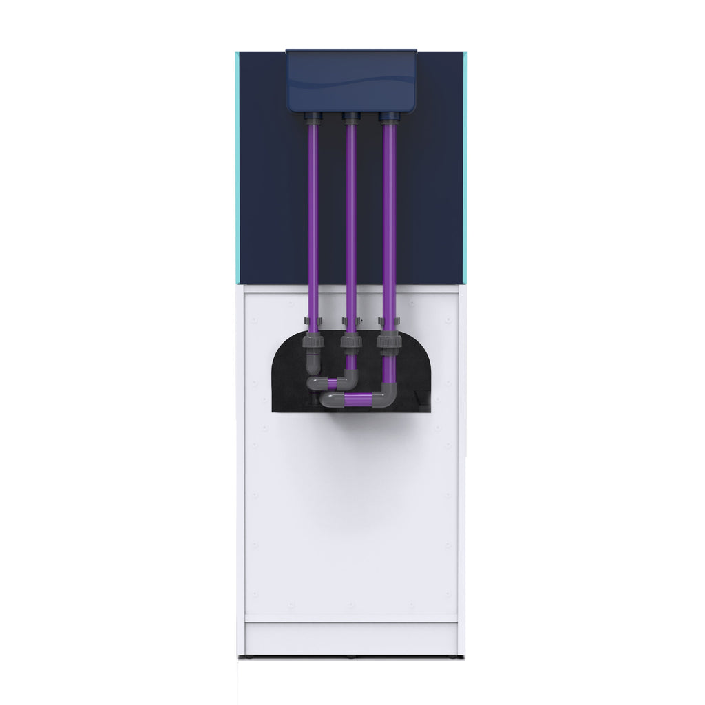 OPUS G2 200 Slim-Line with White Cabinet (Aquarium, Plumbing, Sump & Stand Kit