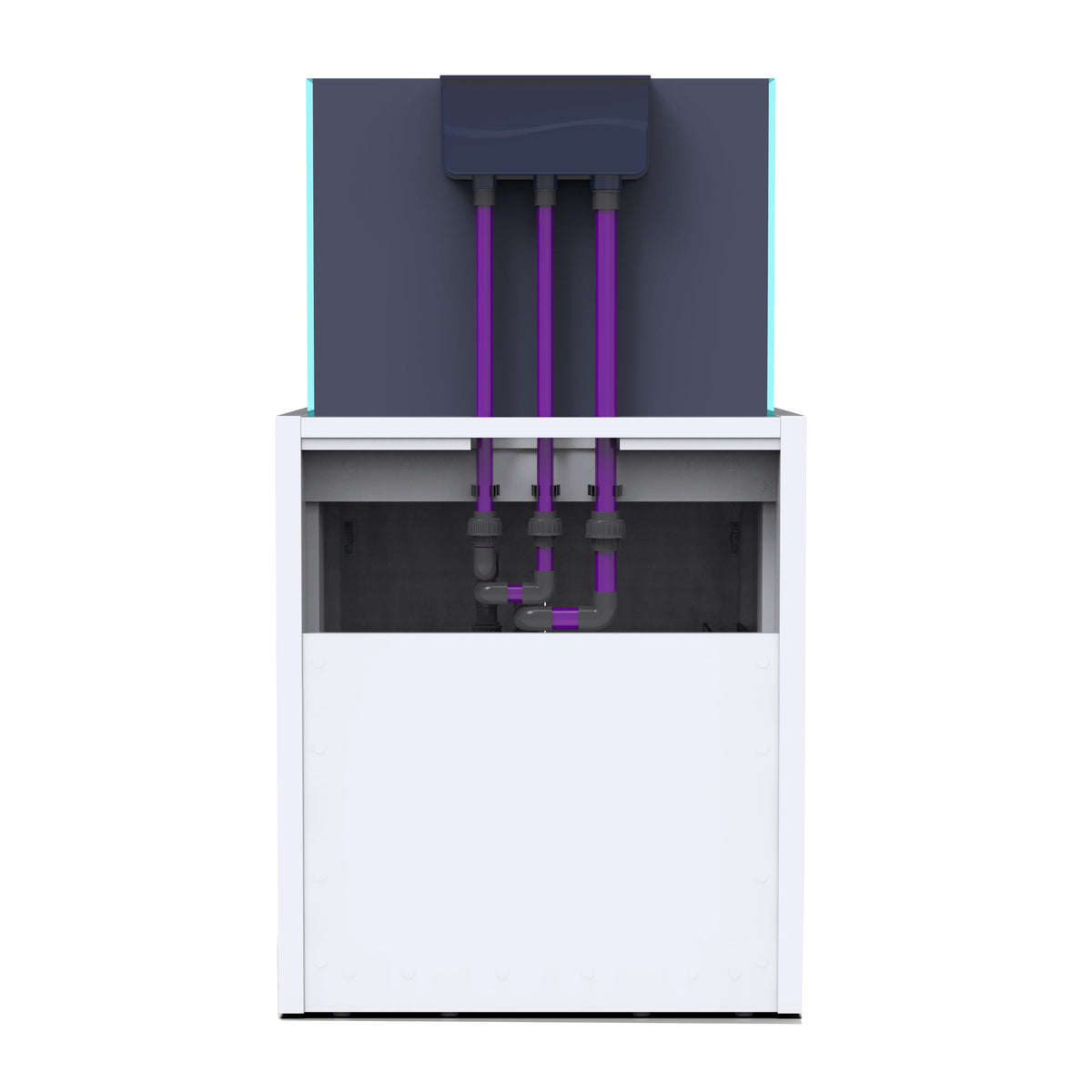 OPUS G2 250 Pro-Line with White Cabinet (Aquarium, Plumbing, Sump & Stand Kit)
