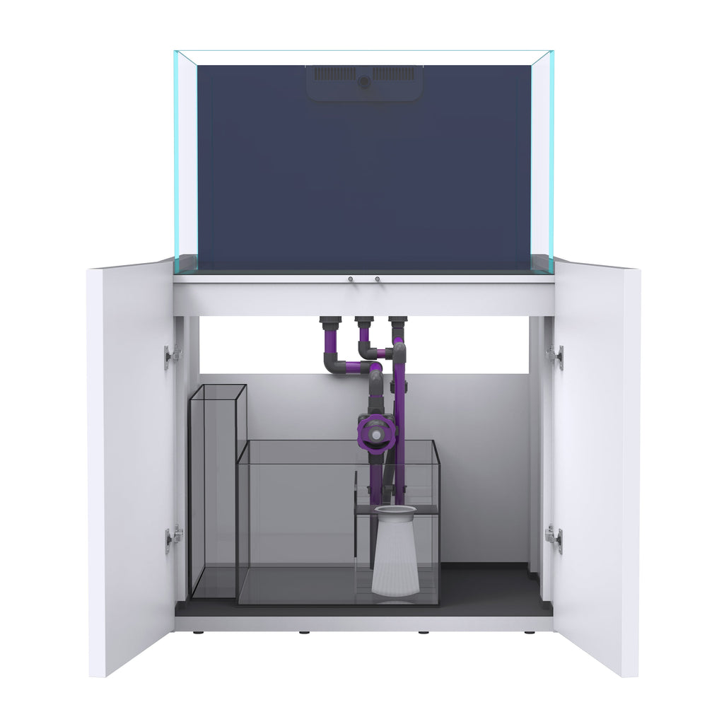 OPUS G2 300 Pro-Line with White Cabinet (Aquarium, Plumbing, Sump & Stand Kit)