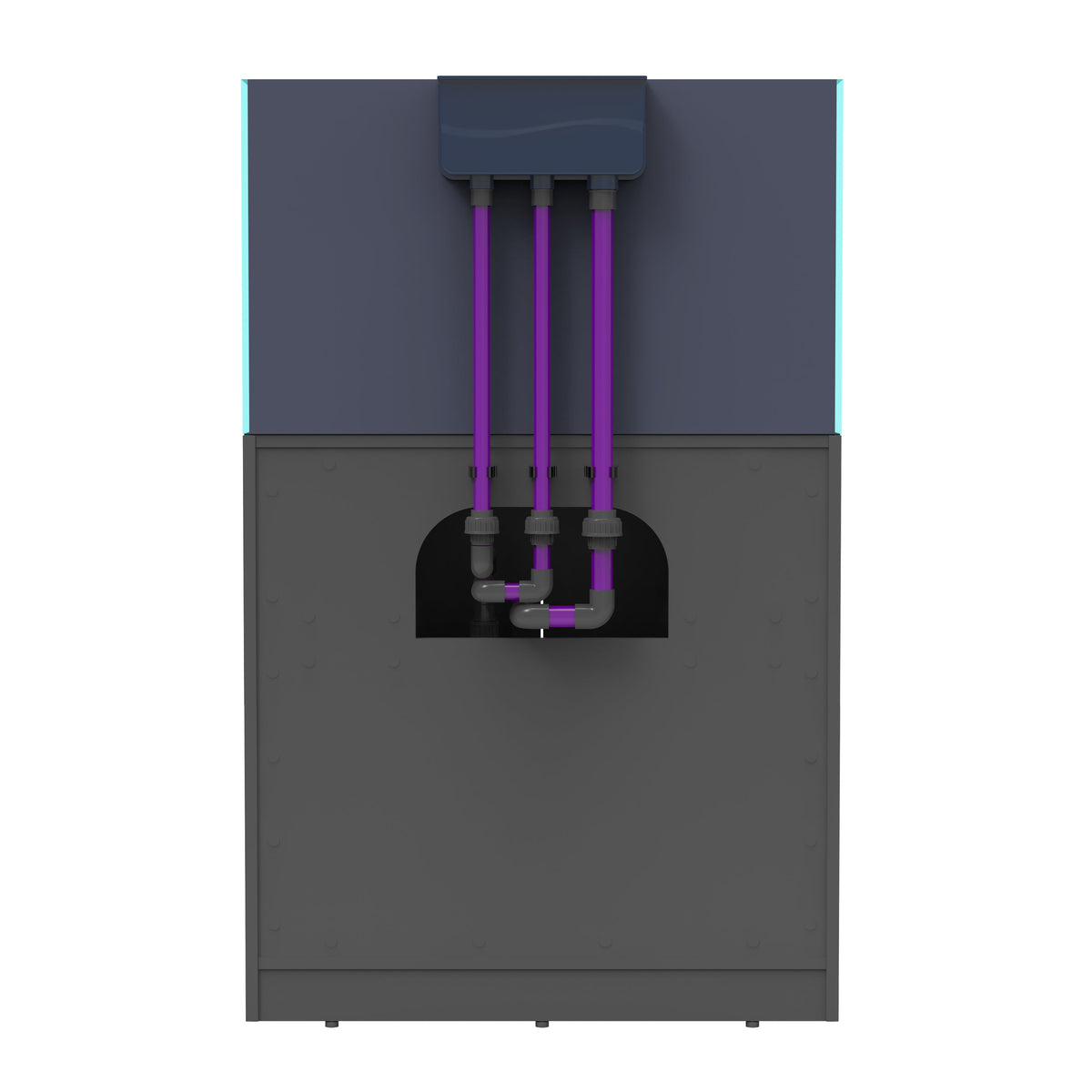 OPUS G2 300 Slim-Line with Grey Cabinet  (Aquarium, Plumbing, Sump & Stand Kit)