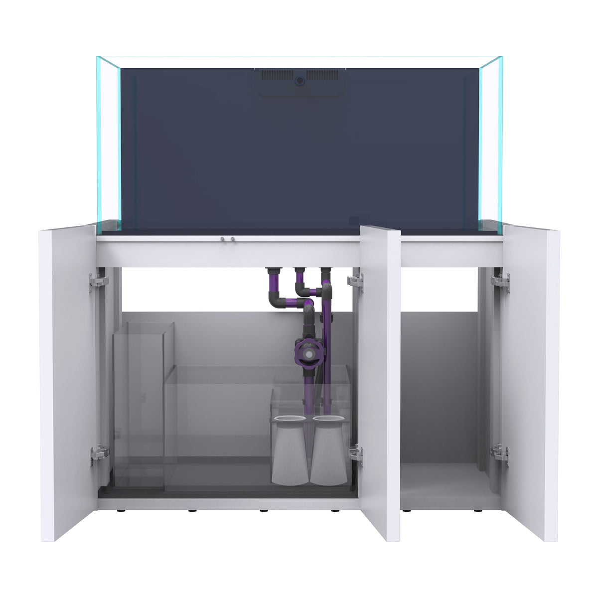 OPUS G2 440 Pro-Line with White Cabinet (Aquarium, Plumbing, Sump & Stand Kit)