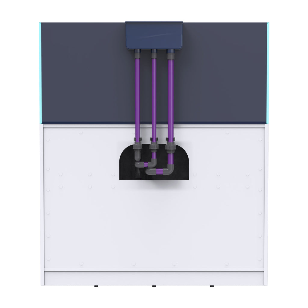 OPUS G2 440 Slim-Line with White Cabinet  (Aquarium, Plumbing, Sump & Stand Kit)