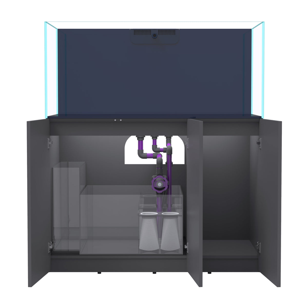 OPUS G2 440 Slim-Line with Grey Cabinet (Aquarium, Plumbing, Sump & Stand Kit)