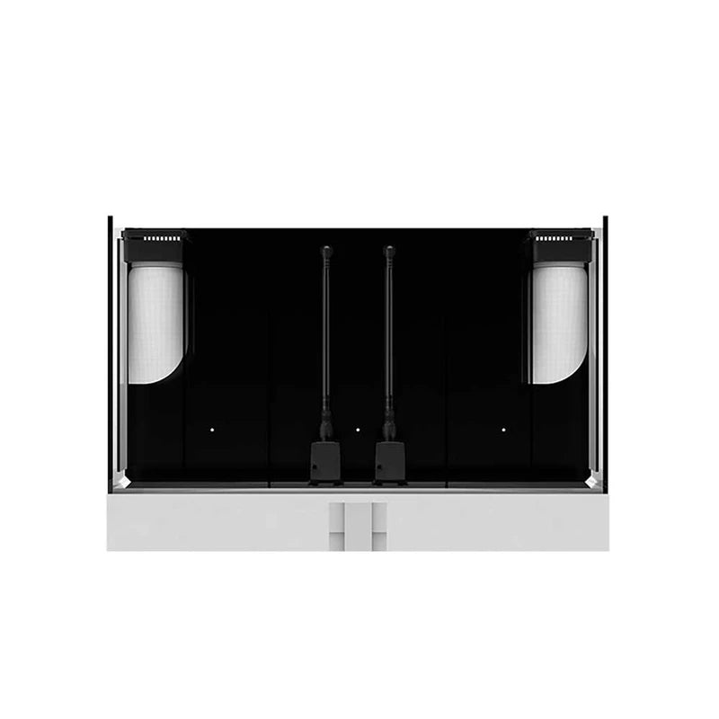 JBJ Rimless Flat Panel 25 Gallon All-in-One Aquarium with White Stand