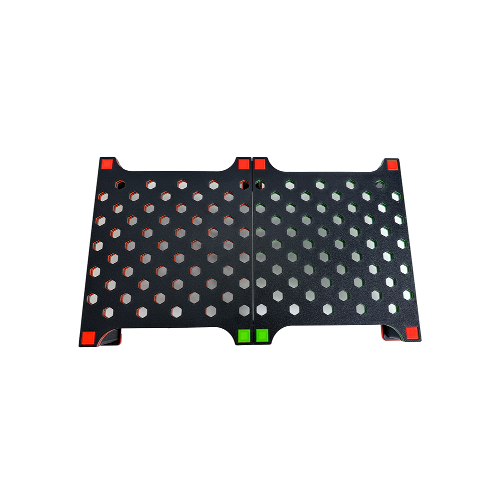 Frag rack 9x7" solid wall color
