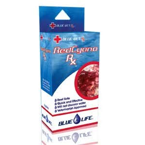 Blue Life Red Cyano Rx – Saltwater Cyanobacteria Treatment, 400 Gallons Treats 400 gallons