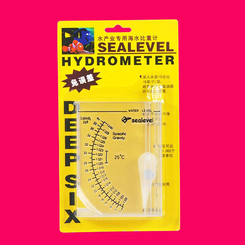 High Precision Seawater Hydrometer Automatic Aquarium Salinity Testing for Marine Tanks
