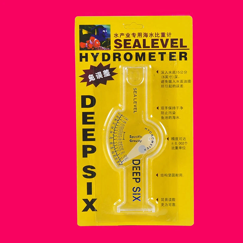 High Precision Seawater Hydrometer Automatic Aquarium Salinity Testing for Marine Tanks