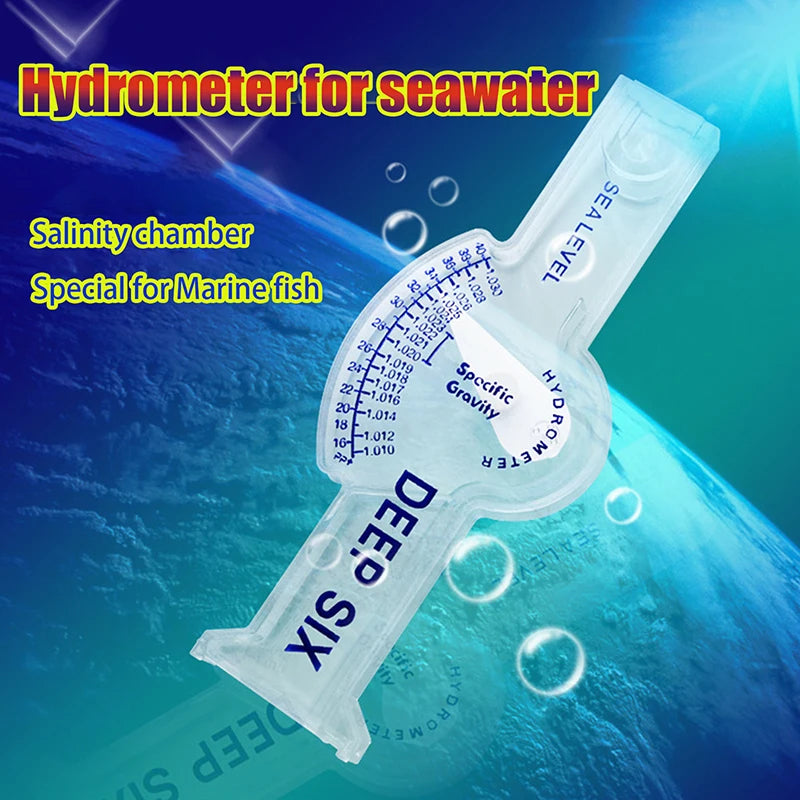 High Precision Seawater Hydrometer Automatic Aquarium Salinity Testing for Marine Tanks