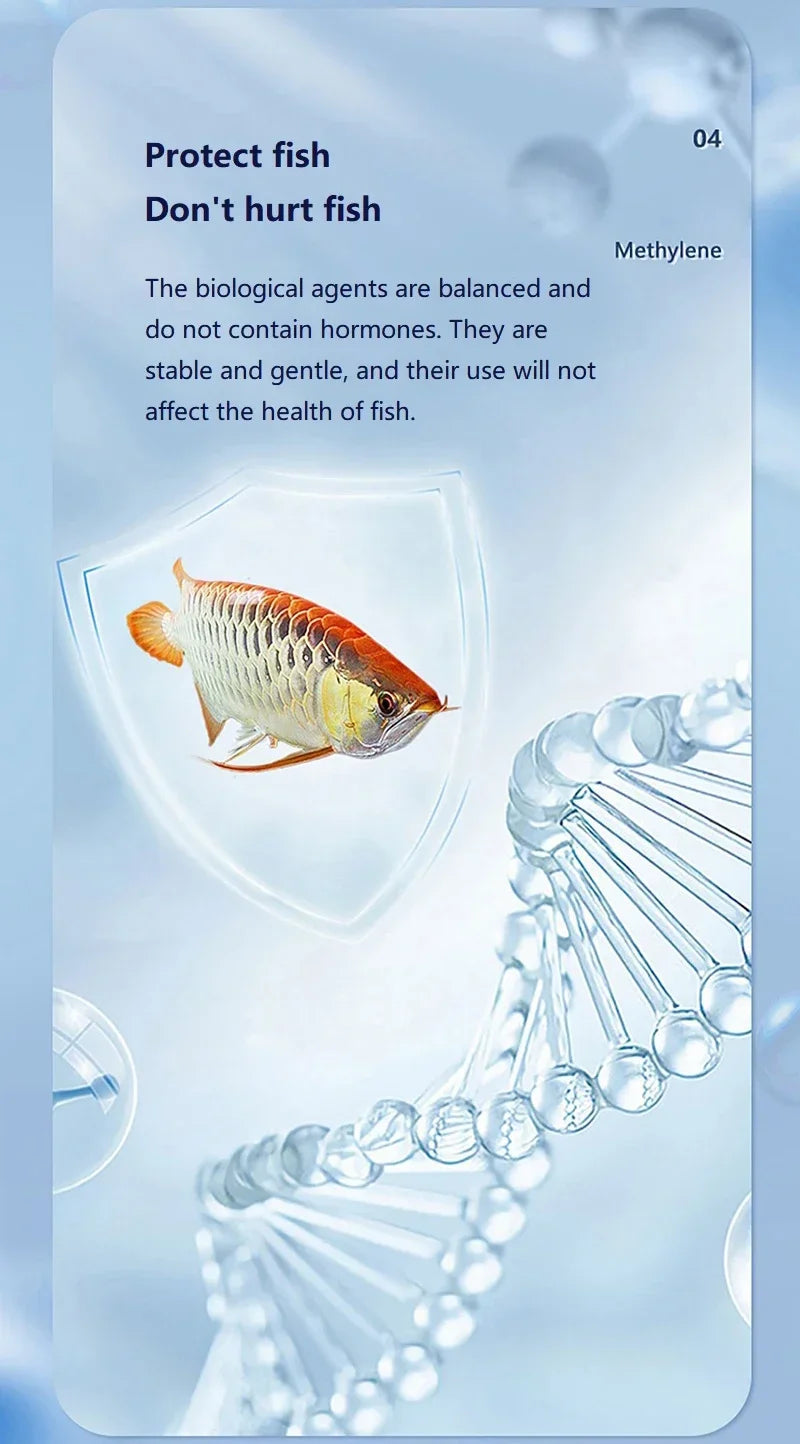 Methylene Blue Aquarium Water Purifier 235mL Antibacterial & Healing Solution for Fish Health and Bacterial Control