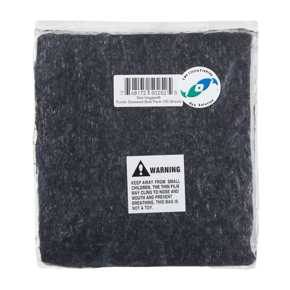 Two Little Fishies Purple Seaweed Bulk Pack 100 Sheets 300 grams